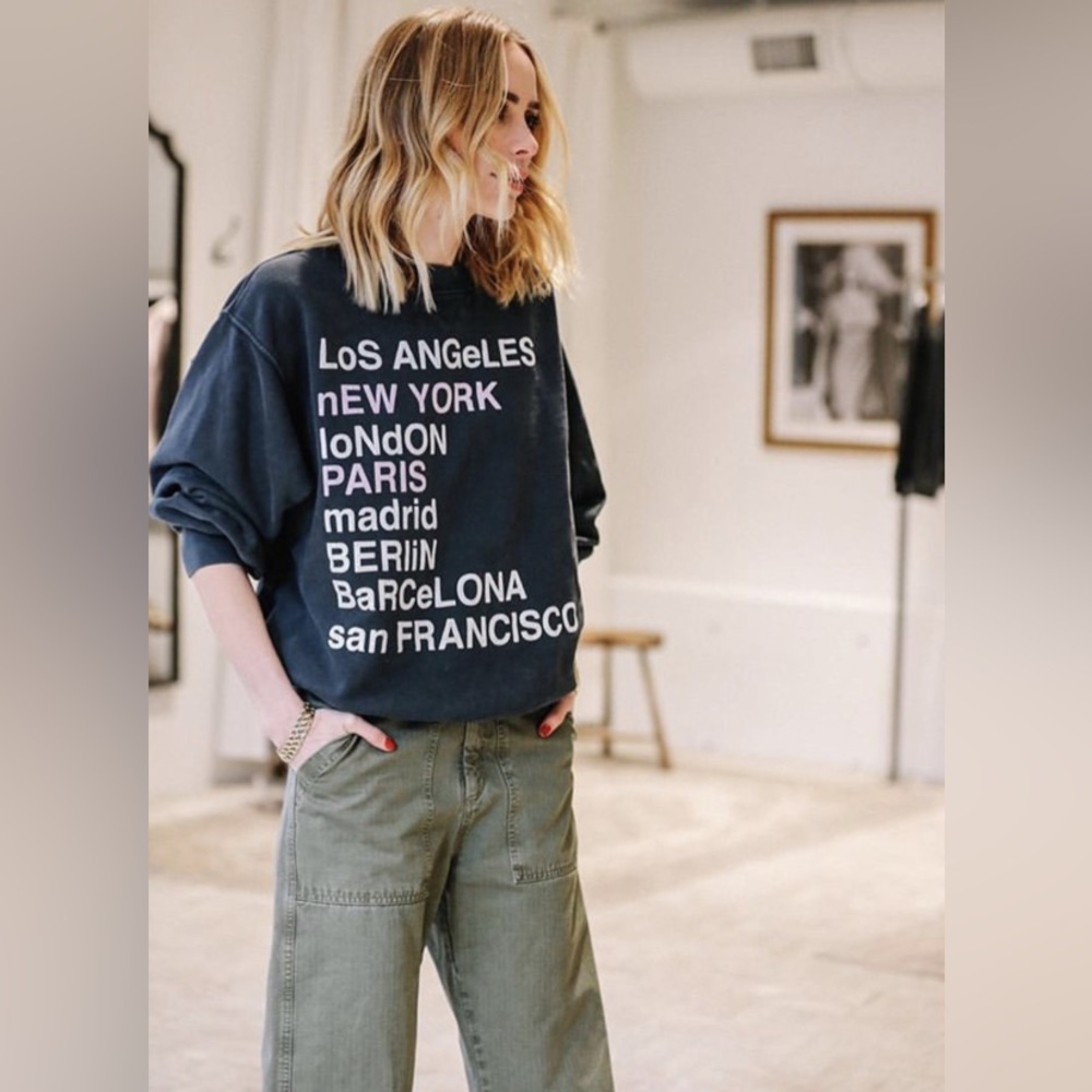 ANINE BING Cities Sweatshirt - Picture 2 of 8